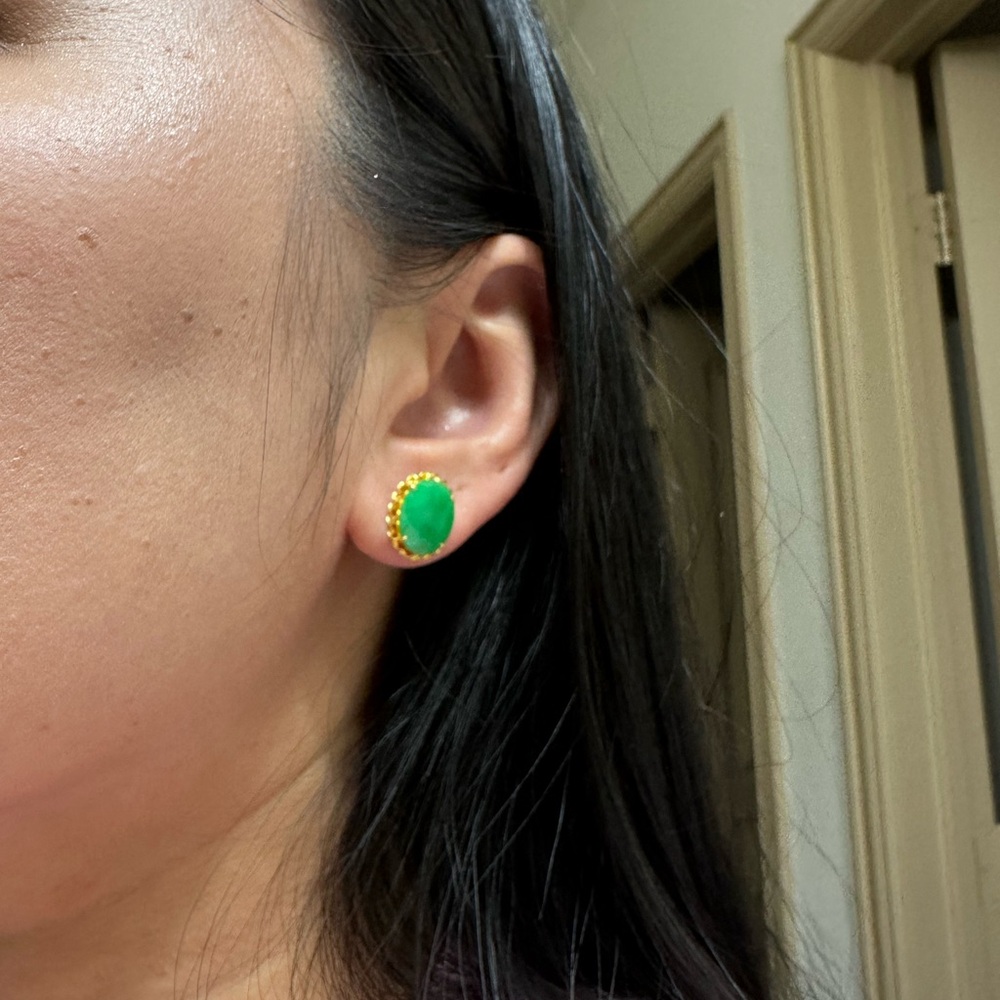 Jade earrings - Picture 3 of 4